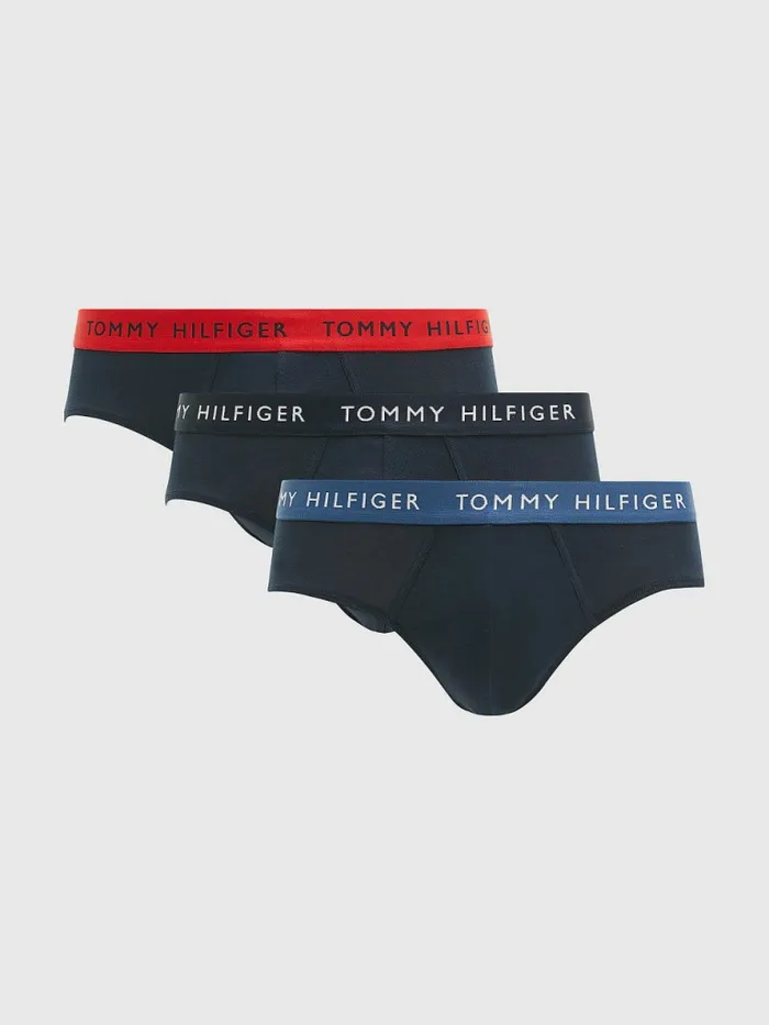 Tommy Hilfiger 3Pack Logo Waistband Briefs Des SkyPetrol BluePrim Red Mens Underwear Gift Ideas Tommy Hilfiger 3Pack Logo Waistband Briefs Des SkyPetrol BluePrim Red Mens Underwear Gift Ideas