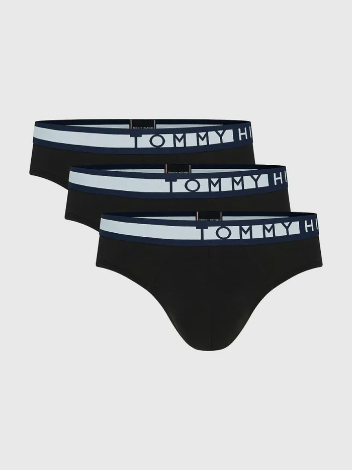 Tommy Hilfiger 3Pack Logo Waistband Briefs PvhblackPvhblackPvhblack Mens Underwear Cheap On Sale Tommy Hilfiger 3Pack Logo Waistband Briefs PvhblackPvhblackPvhblack Mens Underwear Cheap On Sale