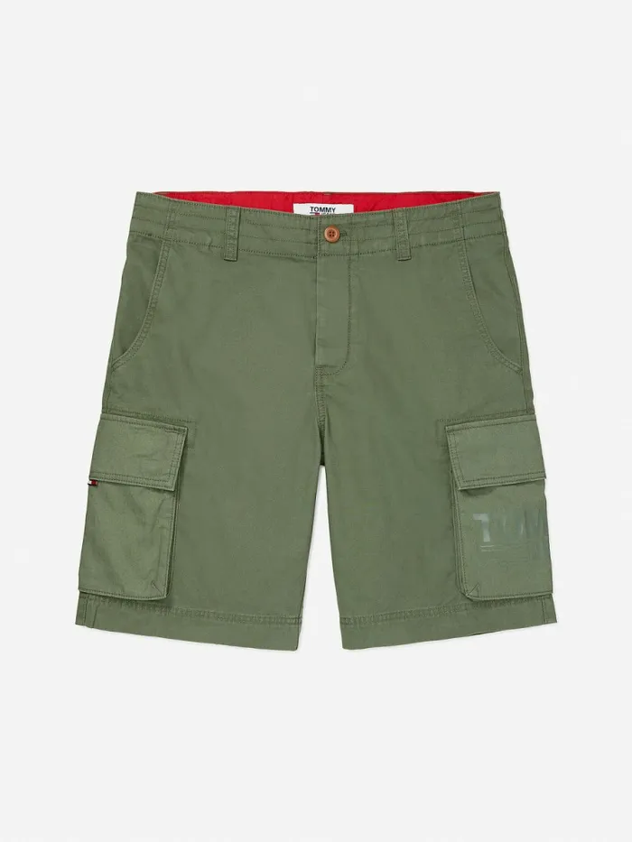 Tommy Hilfiger Adaptive Cargo Shorts Thyme Mens Tommy Adaptive On Sale