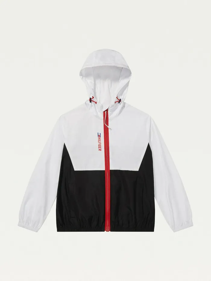 Tommy Hilfiger Adaptive ColourBlocked Packable Jacket Bright WhiteTh Deep Black Womens Coats and Jackets Sale Tommy Hilfiger Adaptive ColourBlocked Packable Jacket Bright WhiteTh Deep Black Womens Coats and Jackets Sale