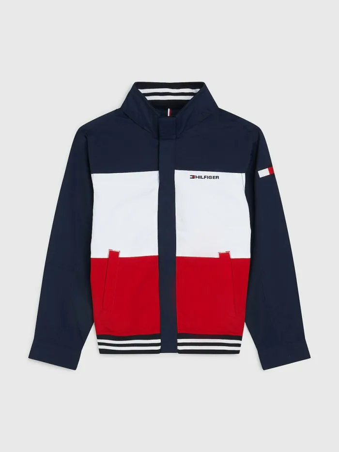 Tommy Hilfiger Adaptive ColourBlocked Regatta Jacket Navy Blazer Boys Coats and Jackets For Sale Tommy Hilfiger Adaptive ColourBlocked Regatta Jacket Navy Blazer Boys Coats and Jackets For Sale