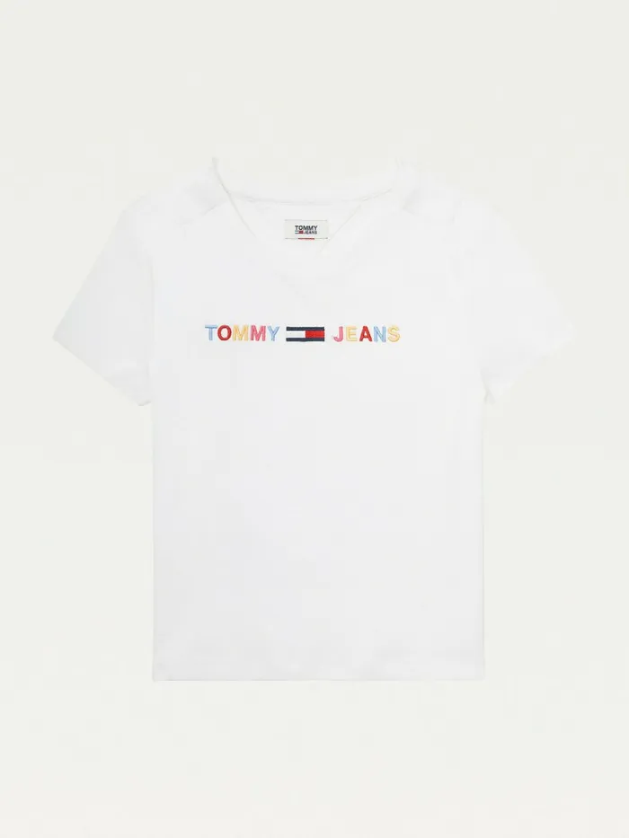 Tommy Hilfiger Adaptive Cotton Logo TShirt Bright White Womens TShirts Gift 4 You Tommy Hilfiger Adaptive Cotton Logo TShirt Bright White Womens TShirts Gift 4 You