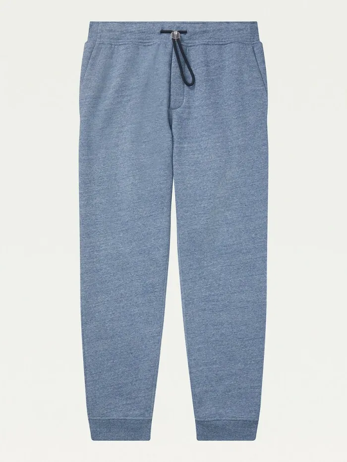 Tommy Hilfiger Adaptive Drawstring Regular Fit Joggers Fleet Blue Heather Mens Trousers Tommy Hilfiger Adaptive Drawstring Regular Fit Joggers Fleet Blue Heather Mens Trousers