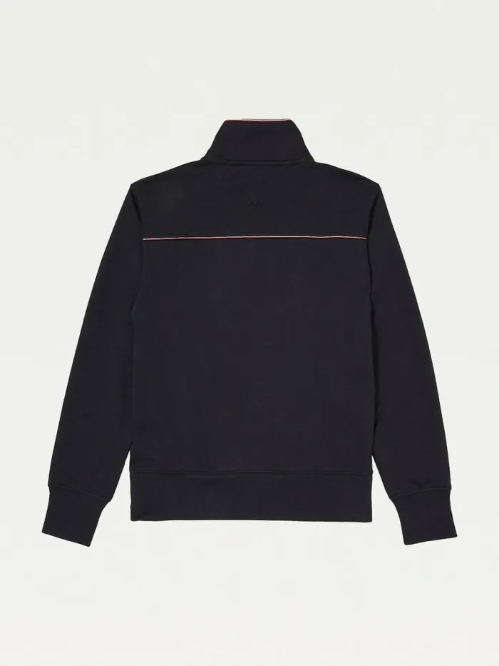 Tommy Hilfiger Adaptive Essential Tech Track Jacket Jet Black Mens Sweatshirts and Hoodies Gift Ideas