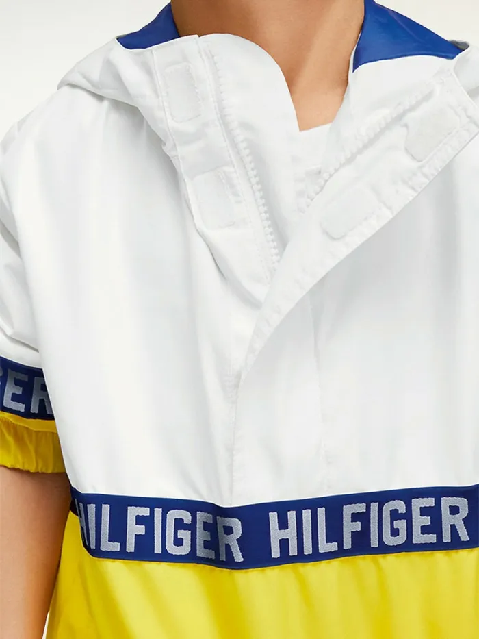 Tommy Hilfiger Adaptive Hooded ColourBlocked Jacket Banana Peel Boys Coats and Jackets Sale Tommy Hilfiger Adaptive Hooded ColourBlocked Jacket Banana Peel Boys Coats and Jackets Sale