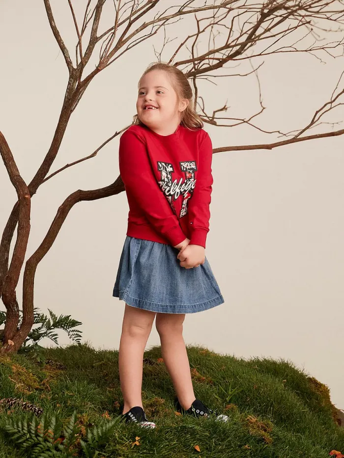 Tommy Hilfiger Adaptive Layered Look Dress High Risk Red Girls Dresses Gift for Friend Tommy Hilfiger Adaptive Layered Look Dress High Risk Red Girls Dresses Gift for Friend