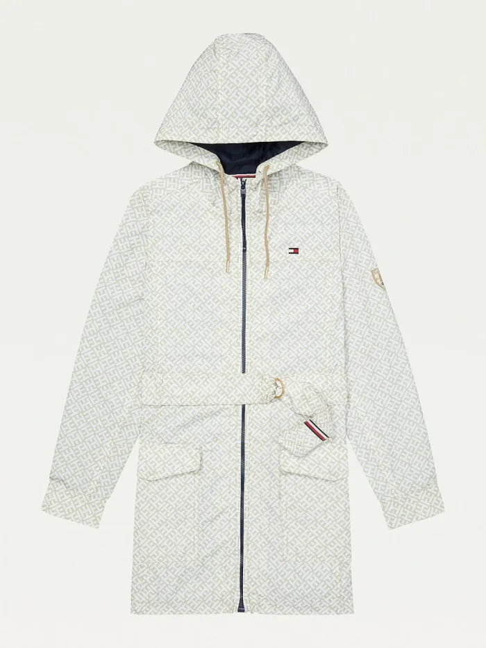 Tommy Hilfiger Adaptive Long Belted Hooded Jacket Curds and Whey Womens Coats and Jackets For Sale Tommy Hilfiger Adaptive Long Belted Hooded Jacket Curds and Whey Womens Coats and Jackets For Sale