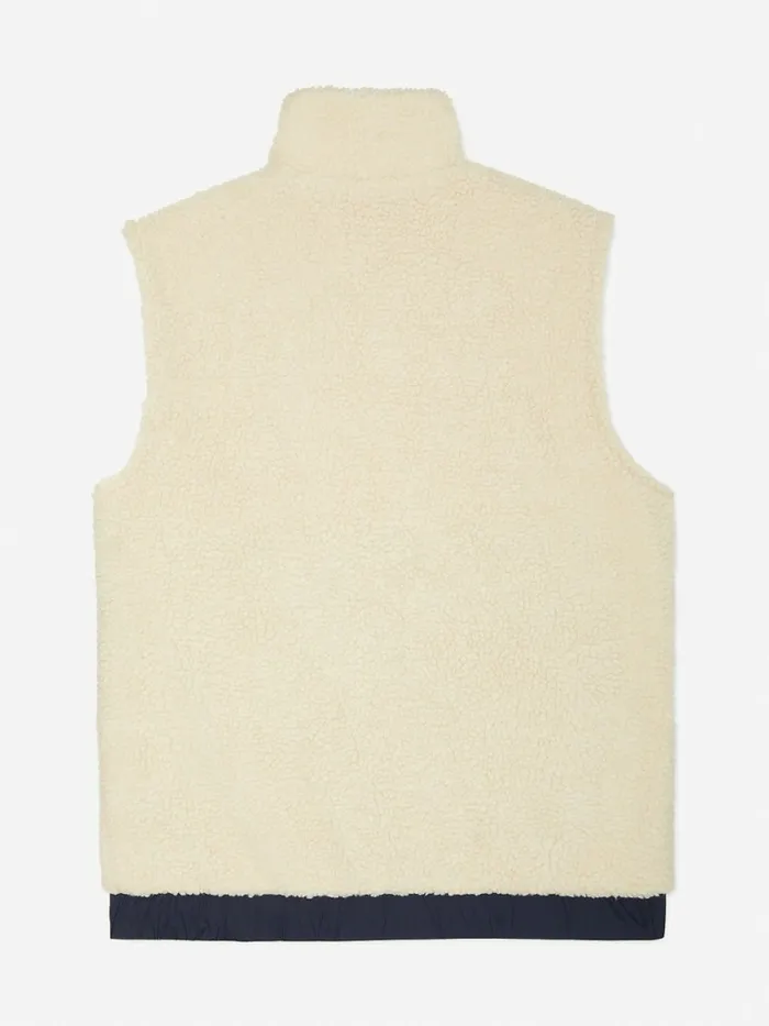 Tommy Hilfiger Adaptive Recycled Reversible Vest Snow White Mens Coats and Jackets Sale