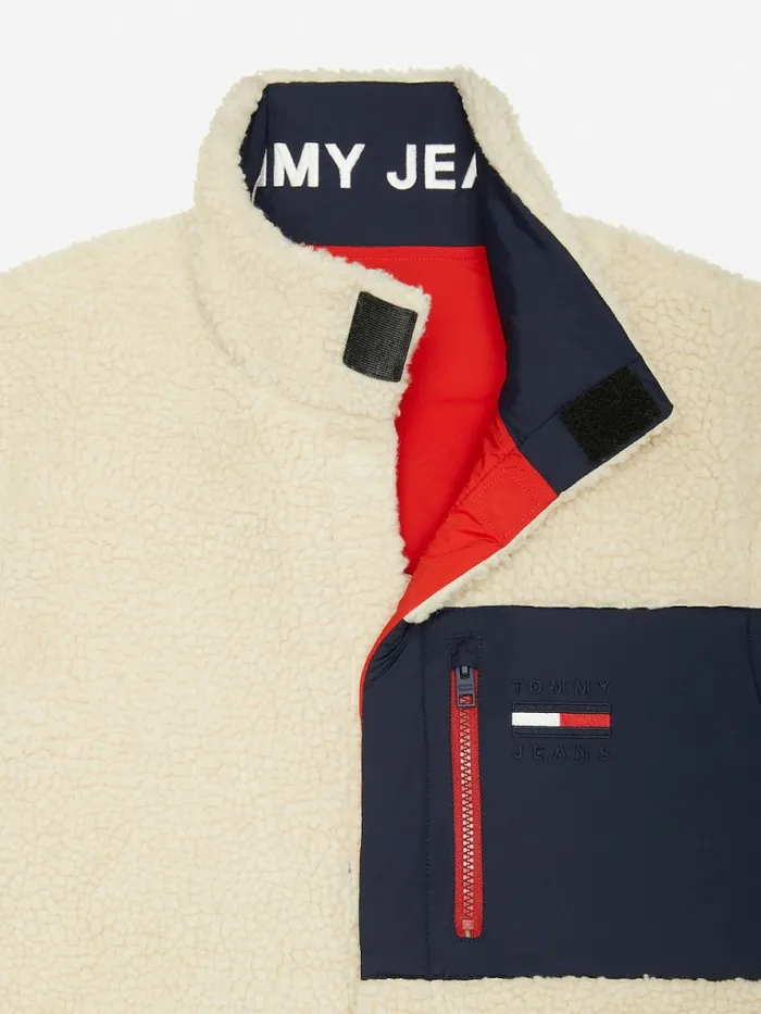 Tommy Hilfiger Adaptive Recycled Reversible Vest Snow White Mens Coats and Jackets Sale