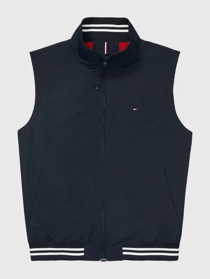 Tommy Hilfiger Adaptive Regatta Vest Sky Captain Mens Tommy Adaptive