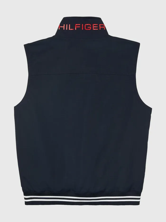 Tommy Hilfiger Adaptive Regatta Vest Sky Captain Mens Tommy Adaptive