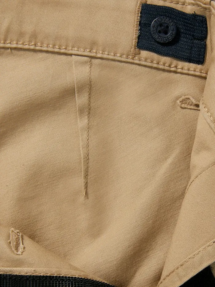 Tommy Hilfiger Adaptive Seated Fit Stretch Chinos Cornstalk Boys Trousers and Shorts Cheap On Sale