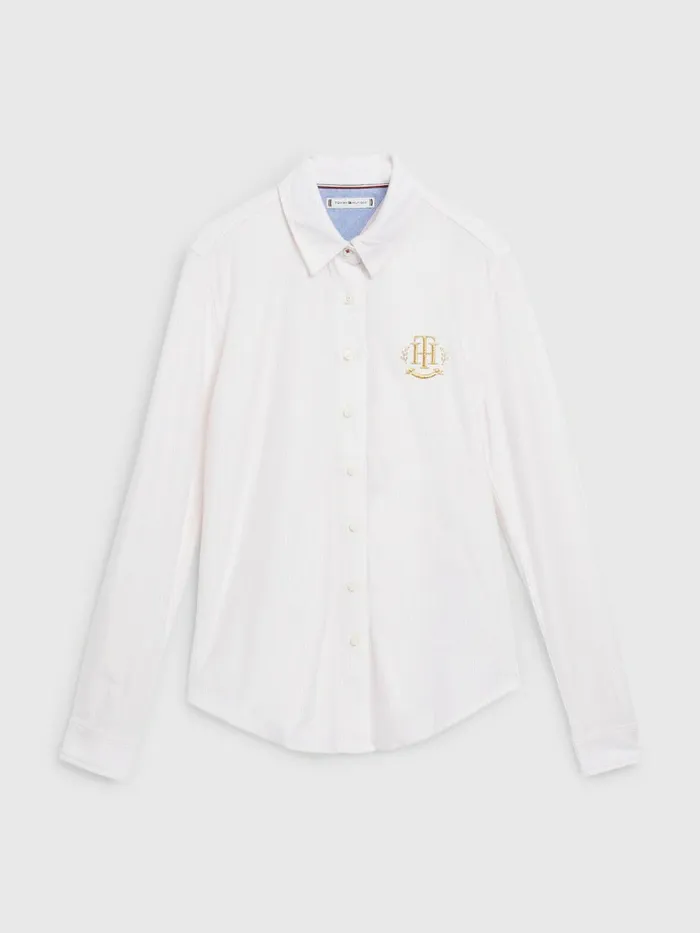 Tommy Hilfiger Adaptive Tommy Icons Stripe Knit Shirt Almost PinkMulti Womens Shirts and Blouses Cheap On Sale Tommy Hilfiger Adaptive Tommy Icons Stripe Knit Shirt Almost PinkMulti Womens Shirts and Blouses Cheap On Sale