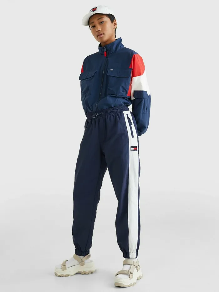 Tommy Hilfiger Archive ColourBlocked Track Jacket Twilight NavyMulti Womens Coats and Jackets Fashion