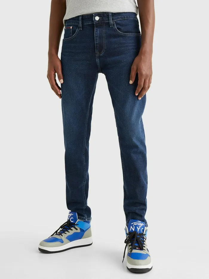 Tommy Hilfiger Austin Slim Tapered Jeans Denim Black Mens Jeans Gift 4 You