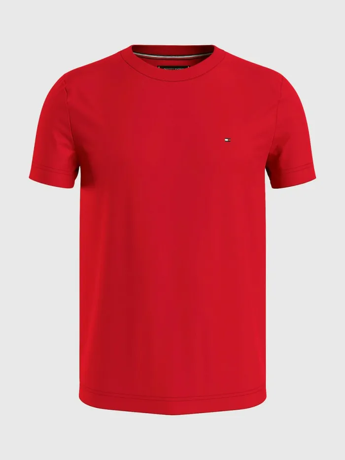 Tommy Hilfiger Back Logo TShirt Primary Red Mens TShirts Gift 4 You