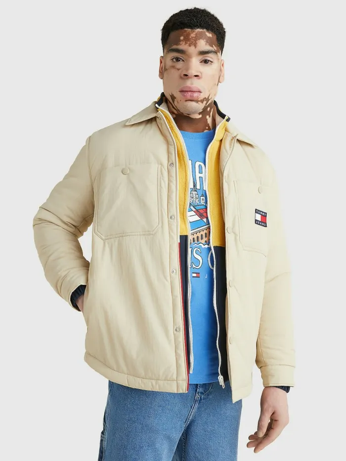 Tommy Hilfiger Badge Padded Jacket Savannah Sand Mens Coats and Jackets For Sale Tommy Hilfiger Badge Padded Jacket Savannah Sand Mens Coats and Jackets For Sale