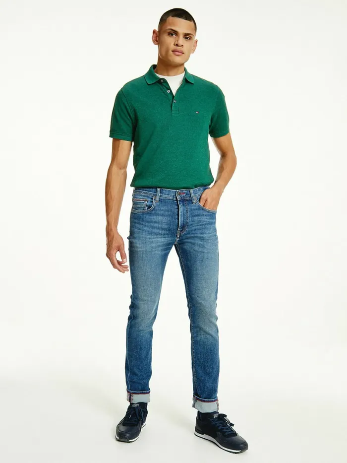 Tommy Hilfiger Bleecker Slim Faded Jeans Jacob Indigo Mens Jeans Fashion
