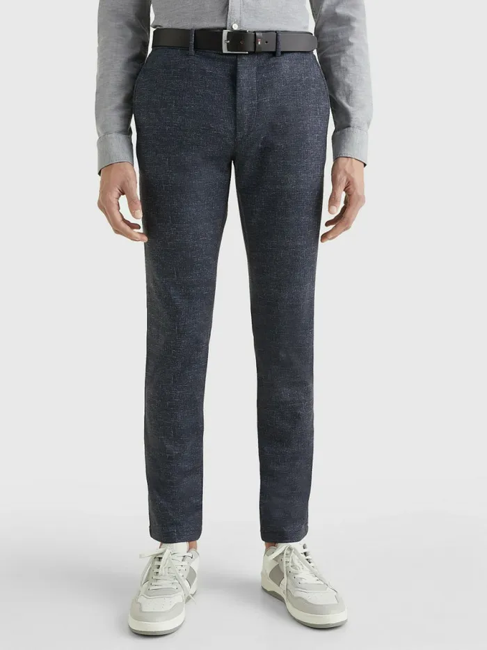 Tommy Hilfiger Bleecker Slim Fit Jersey Trousers Desert Sky Mens Trousers