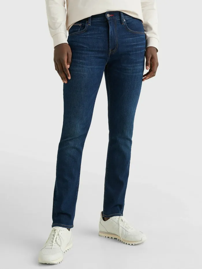 Tommy Hilfiger Bleecker Slim Jeans Java Indigo Mens Jeans Online
