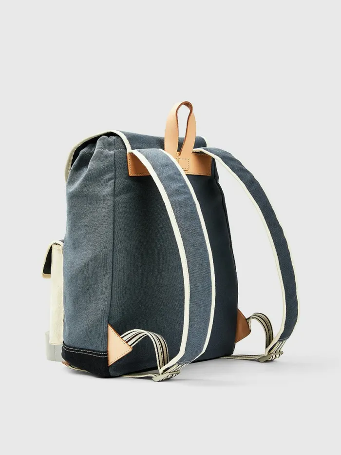 Tommy Hilfiger Canvas Flap Backpack Twilight Indigo Mens Bags Gift 4 You