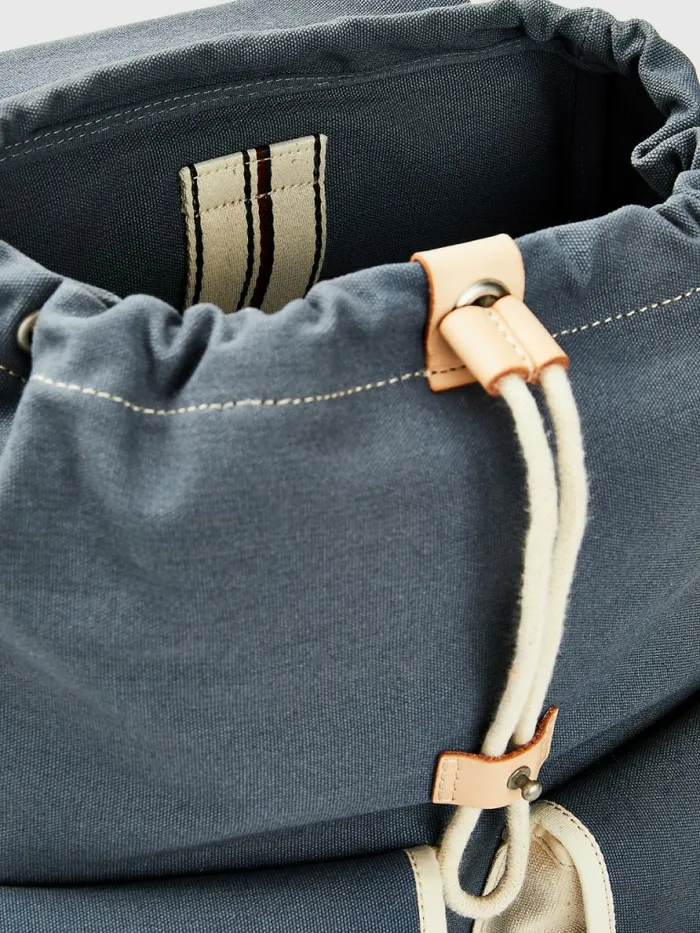 Tommy Hilfiger Canvas Flap Backpack Twilight Indigo Mens Bags Gift 4 You