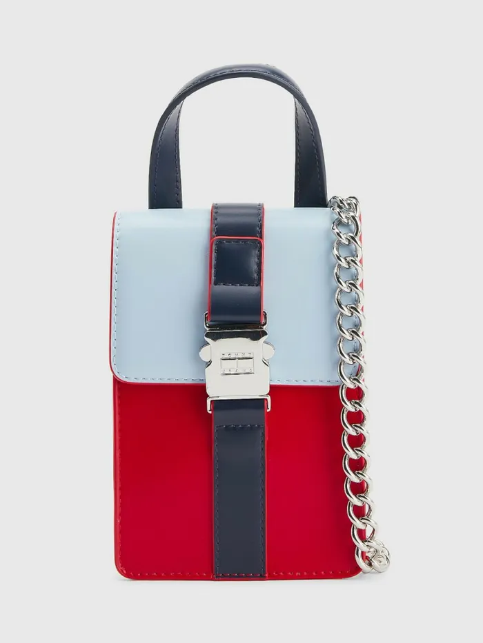 Tommy Hilfiger Chain Strap Phone Pouch Corporate Womens Wallets and Keyrings For Sale Tommy Hilfiger Chain Strap Phone Pouch Corporate Womens Wallets and Keyrings For Sale