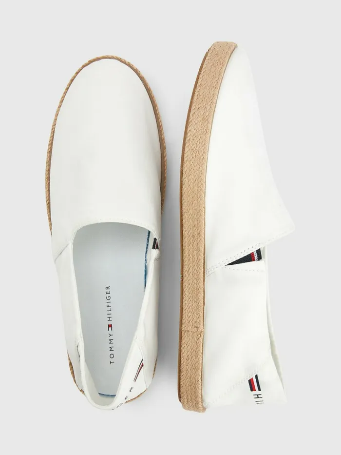 Tommy Hilfiger Chambray Espadrilles Ecru Mens Boots Gift Ideas