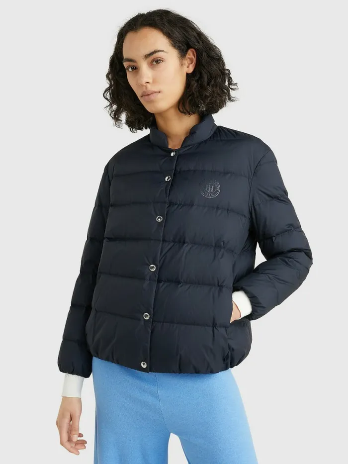 Tommy Hilfiger Chic DownFilled Jacket Desert Sky Womens Coats and Jackets For Sale Tommy Hilfiger Chic DownFilled Jacket Desert Sky Womens Coats and Jackets For Sale