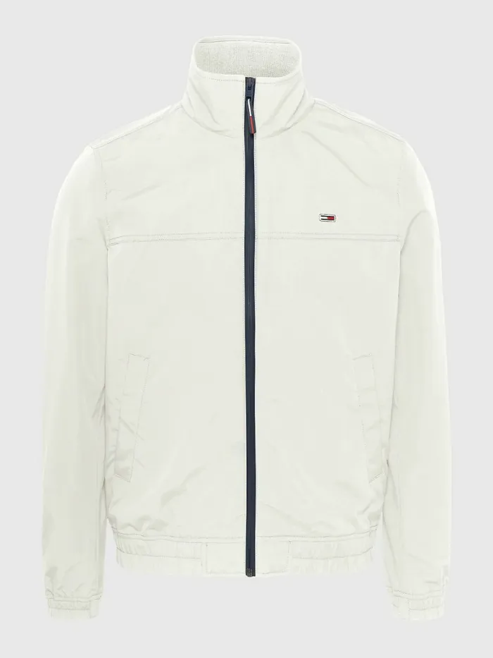 Tommy Hilfiger Classics Bomber Jacket Ivory Mens Coats and Jackets Gift Ideas