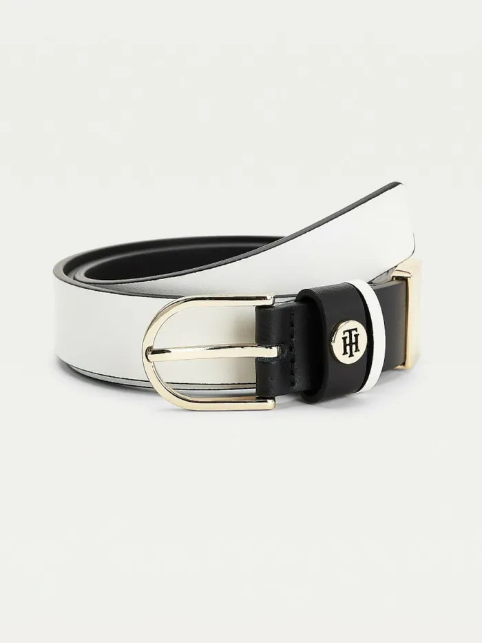 Tommy Hilfiger Classics Reversible Organic Leather Belt Black Ecru Mix Womens Belts On Sale Tommy Hilfiger Classics Reversible Organic Leather Belt Black Ecru Mix Womens Belts On Sale
