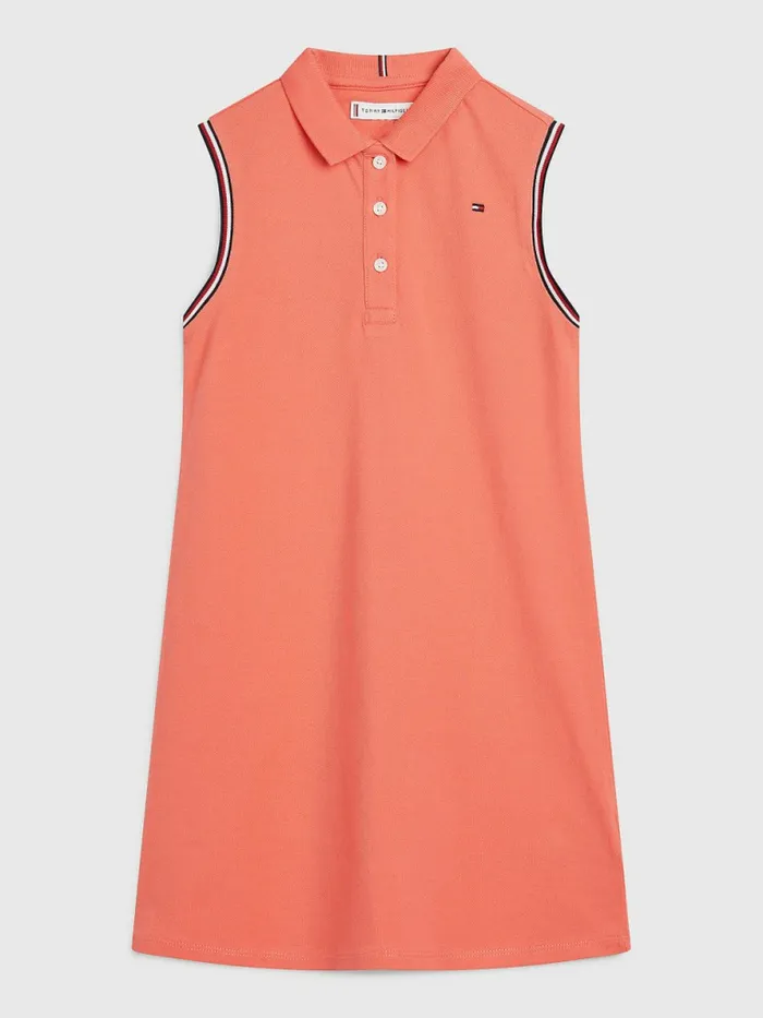 Tommy Hilfiger Classics Sleeveless Polo Dress Island Punch Girls Dresses Gift Ideas Tommy Hilfiger Classics Sleeveless Polo Dress Island Punch Girls Dresses Gift Ideas