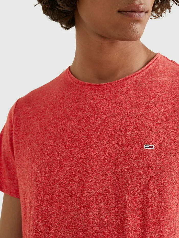 Tommy Hilfiger Classics Slim Fit TShirt Deep Crimson Mens Essentials