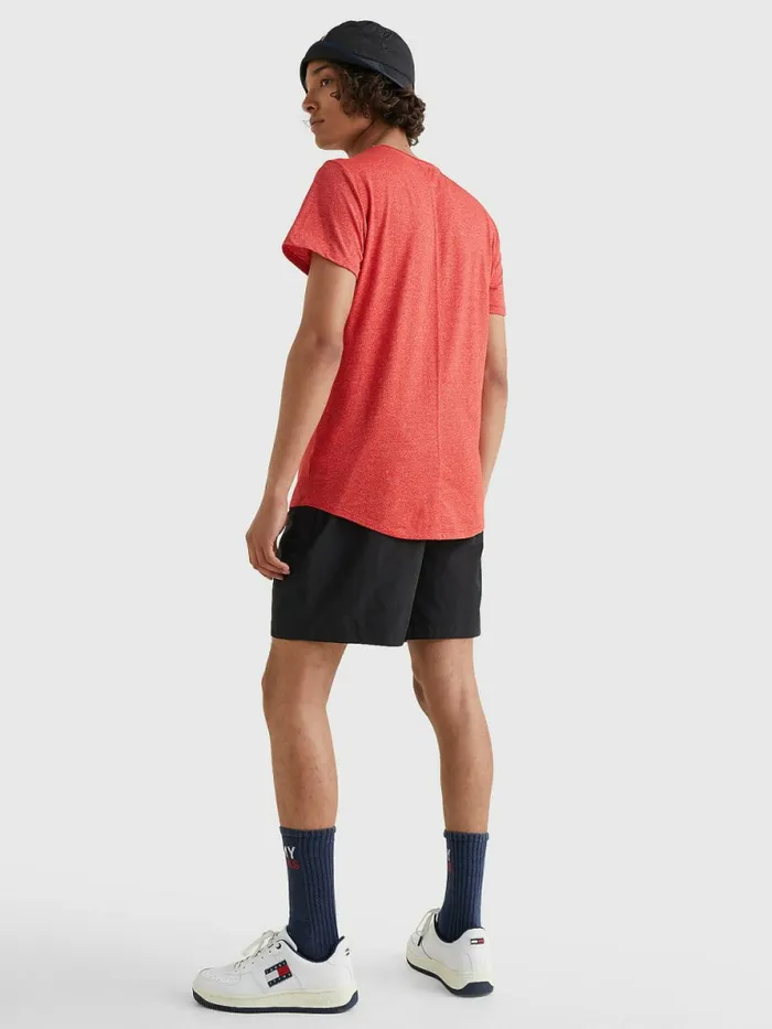 Tommy Hilfiger Classics Slim Fit TShirt Deep Crimson Mens Essentials