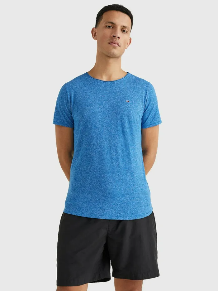 Tommy Hilfiger Classics Slim Fit TShirt Regatta Blue Htr Mens TShirts On Sale Tommy Hilfiger Classics Slim Fit TShirt Regatta Blue Htr Mens TShirts On Sale