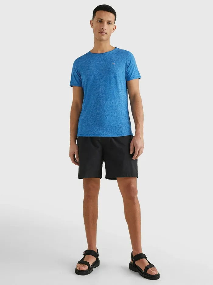 Tommy Hilfiger Classics Slim Fit TShirt Regatta Blue Htr Mens TShirts On Sale