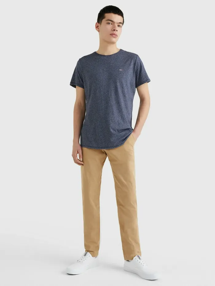 Tommy Hilfiger Classics Slim Fit TShirt Twilight Navy Mens Essentials