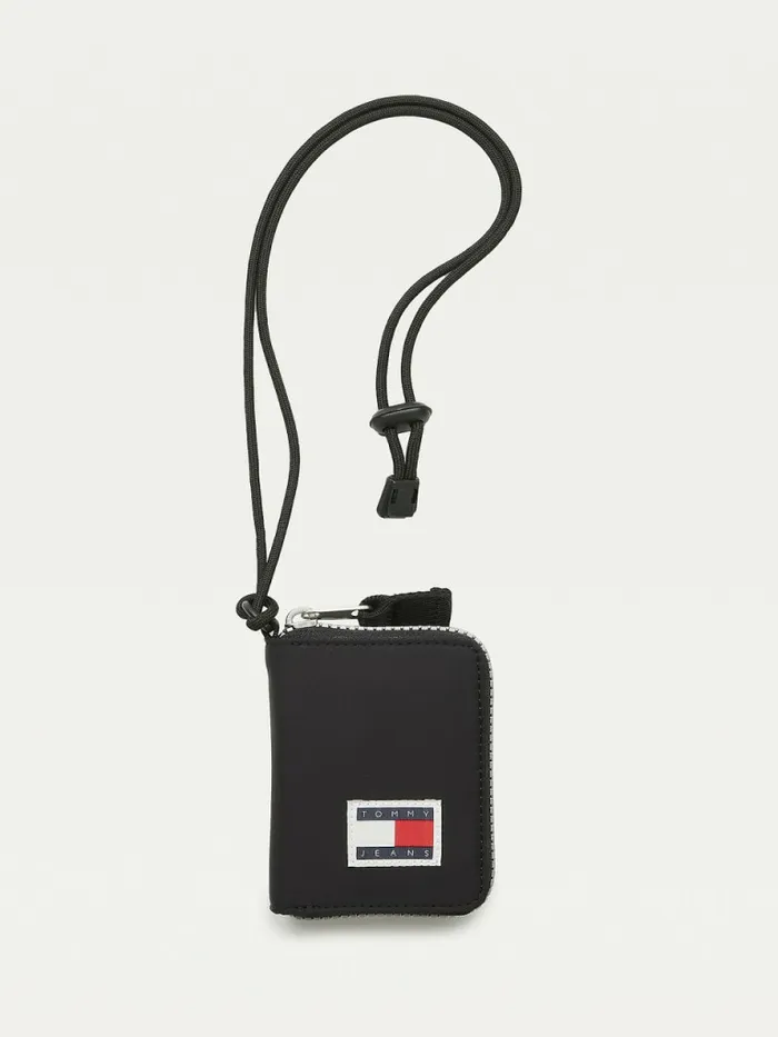 Tommy Hilfiger College Hanging Wallet Black Mens Wallets and Card Holders For Sale Tommy Hilfiger College Hanging Wallet Black Mens Wallets and Card Holders For Sale