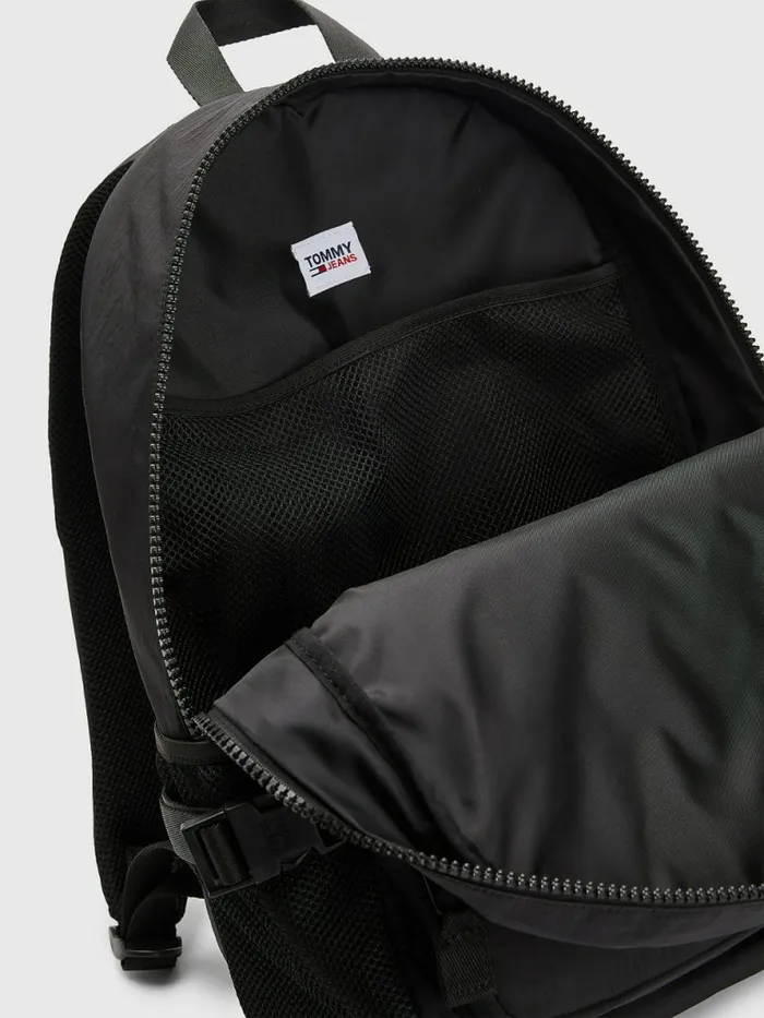Tommy Hilfiger ColourBlocked Backpack Black Mens Bags For Sale
