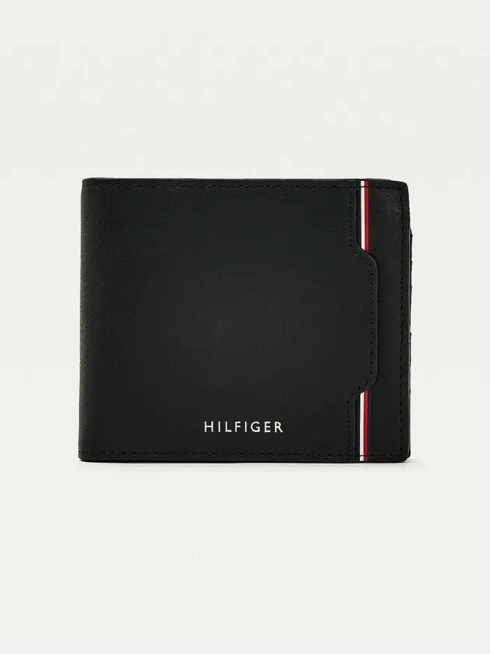Tommy Hilfiger Commuter Leather Wallet Black Mens Wallets and Card Holders Cheap On Sale Tommy Hilfiger Commuter Leather Wallet Black Mens Wallets and Card Holders Cheap On Sale