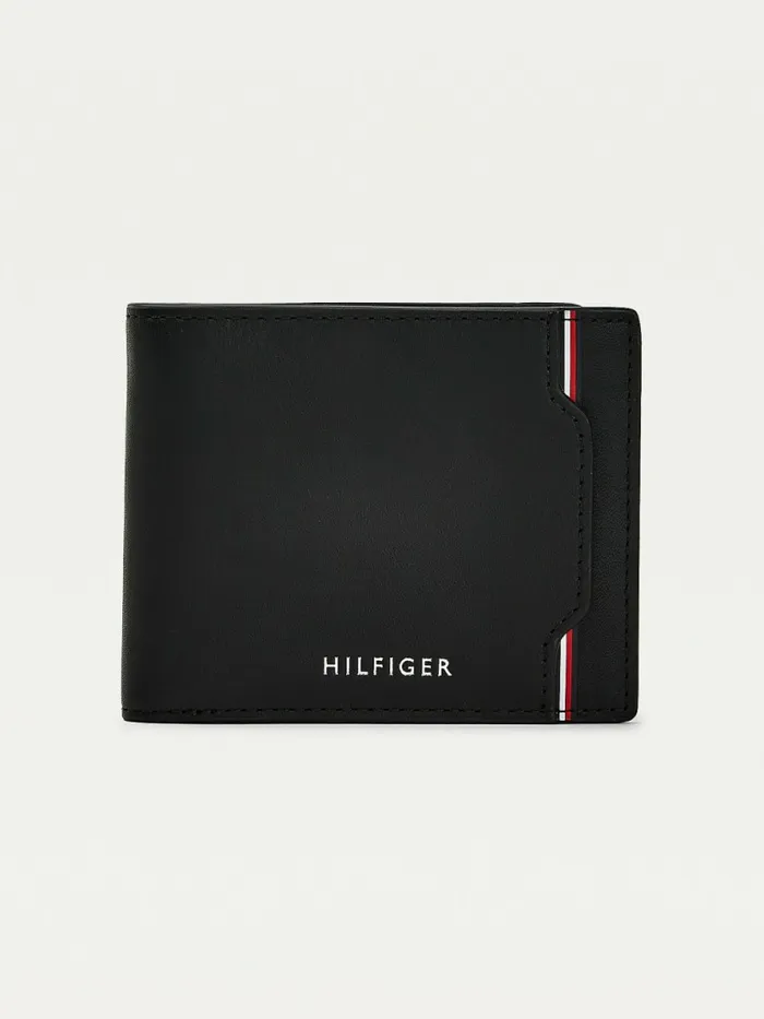 Tommy Hilfiger Commuter Small Leather Cardholder Black Mens Wallets and Card Holders Casaul Tommy Hilfiger Commuter Small Leather Cardholder Black Mens Wallets and Card Holders Casaul