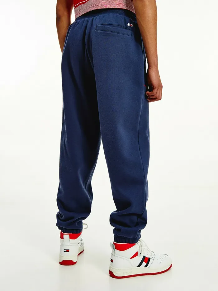 Tommy Hilfiger Contrast Stitch Pocket Joggers Twilight Navy Mens Trousers