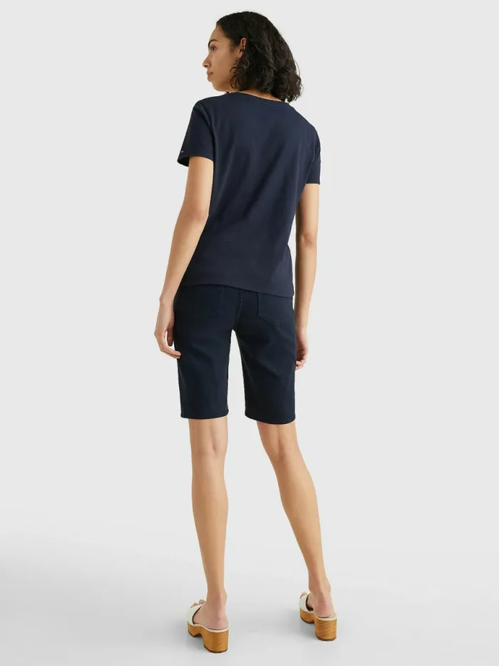 Tommy Hilfiger Crystal Monogram TShirt Desert Sky Womens TShirts Cheap On Sale