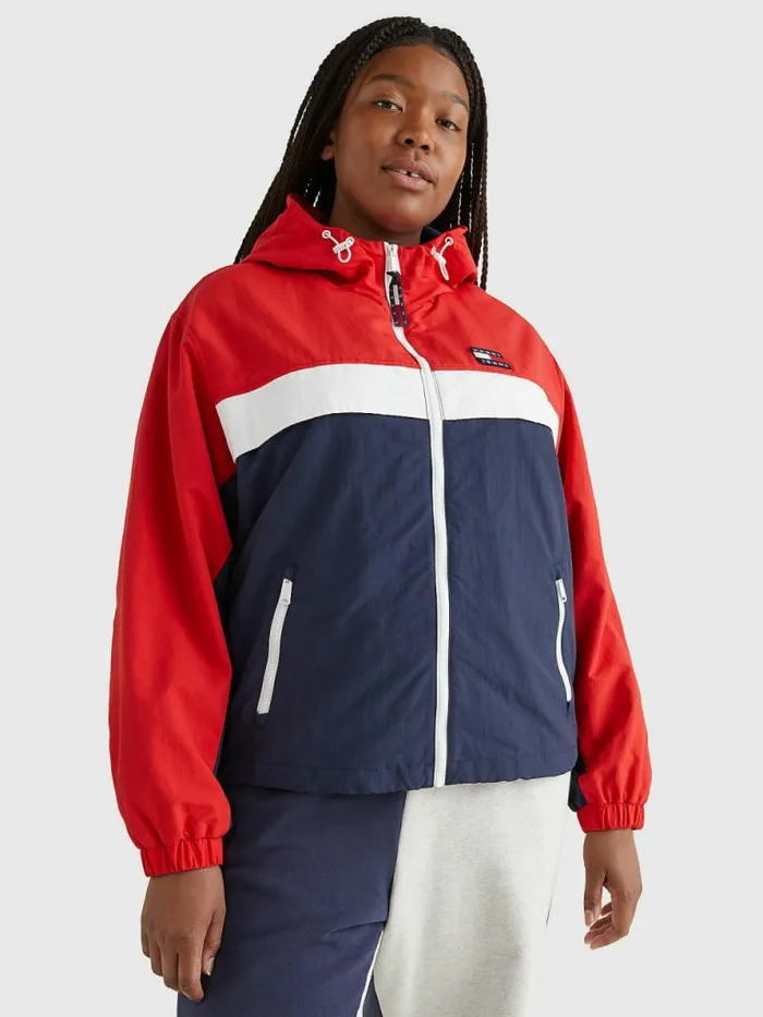 Tommy Hilfiger Curve Chicago ColourBlocked Windbreaker Twilight NavyMulti Womens Coats and Jackets Cheap On Sale Tommy Hilfiger Curve Chicago ColourBlocked Windbreaker Twilight NavyMulti Womens Coats and Jackets Cheap On Sale