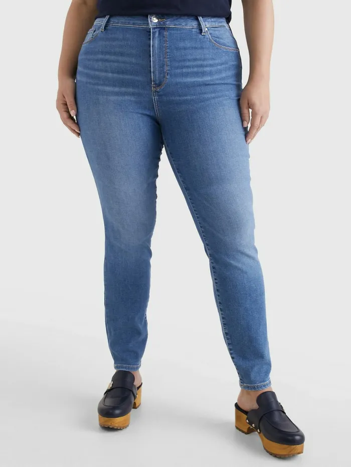 Tommy Hilfiger Curve Harlem High Rise Super Skinny Th Flex Jeans Izzy Womens Curve Fashion For Sale Tommy Hilfiger Curve Harlem High Rise Super Skinny Th Flex Jeans Izzy Womens Curve Fashion For Sale