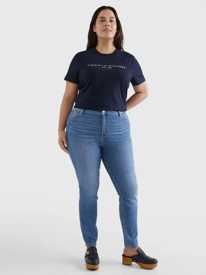 Tommy Hilfiger Curve Harlem High Rise Super Skinny Th Flex Jeans Izzy Womens Curve Fashion For Sale