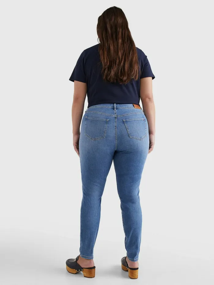 Tommy Hilfiger Curve Harlem High Rise Super Skinny Th Flex Jeans Izzy Womens Curve Fashion For Sale