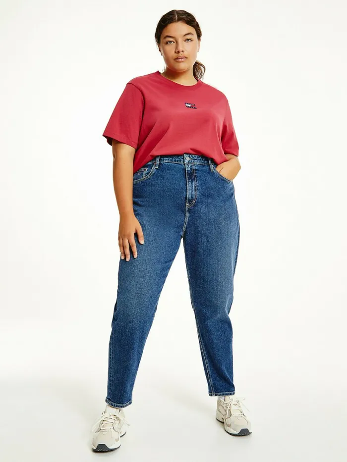 Tommy Hilfiger Curve Mom Ultra High Rise Tapered Jeans Denim Medium Womens Jeans On Sale Tommy Hilfiger Curve Mom Ultra High Rise Tapered Jeans Denim Medium Womens Jeans On Sale