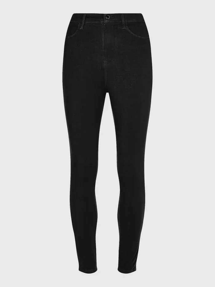 Tommy Hilfiger Curve Sculpt High Rise Super Skinny Trousers Black Womens Curve Fashion
