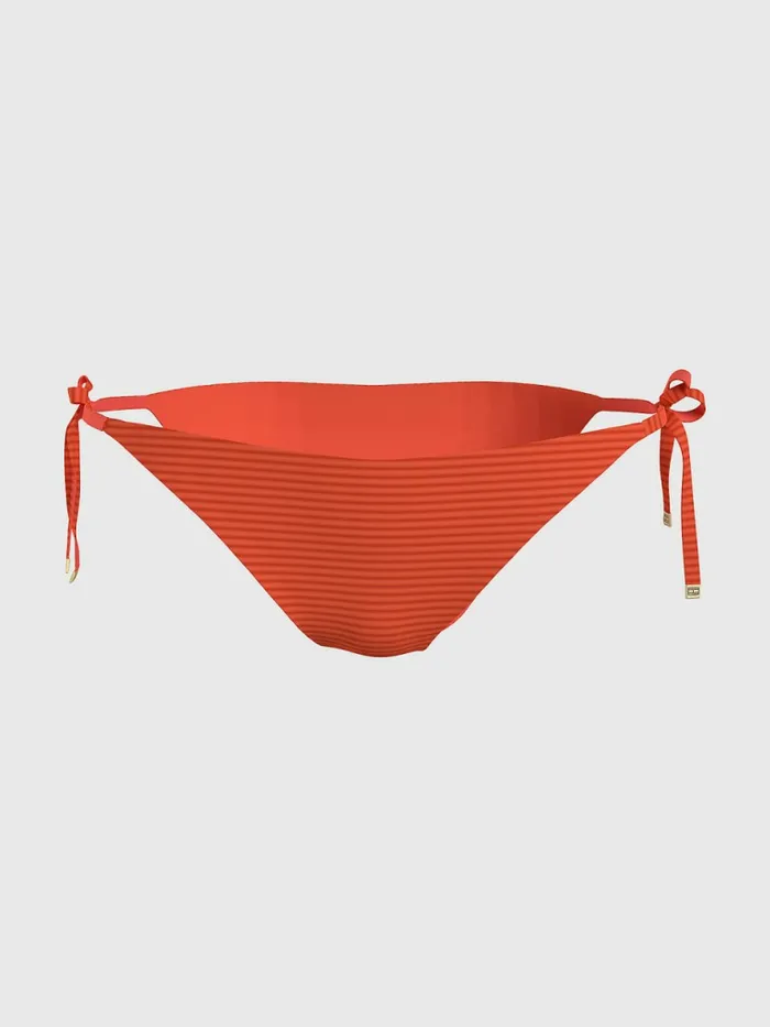 Tommy Hilfiger Curve Side Tie Ribbed Bikini Bottoms Hawaiian Coral Womens Curve Fashion Gift Ideas Tommy Hilfiger Curve Side Tie Ribbed Bikini Bottoms Hawaiian Coral Womens Curve Fashion Gift Ideas